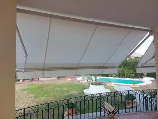 Tende Gaviota Beige/Bianco in vendita