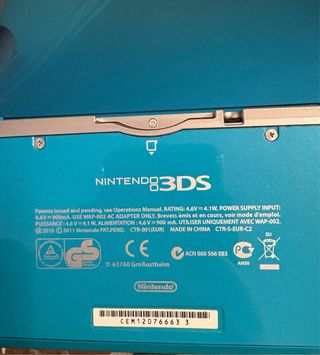 Nintendo 3DS Blu + Accessori