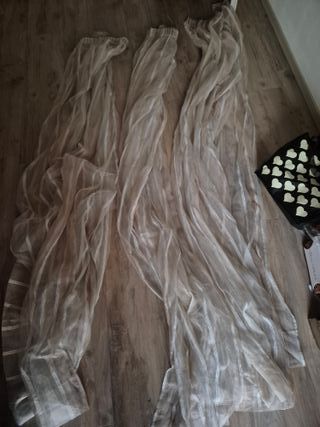 3 Tende Lunghe Crema