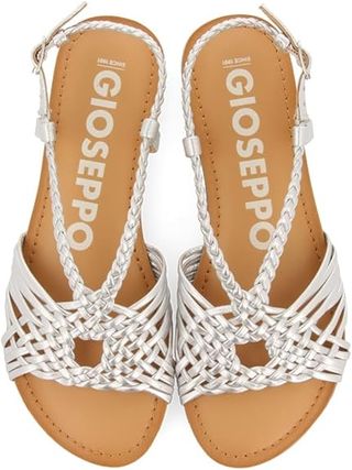 GIOSEPPO Sandalias Blancas De Piel con Tiras 41