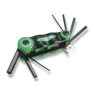 Juego Llaves Allen T/Navaja Negro Toptul