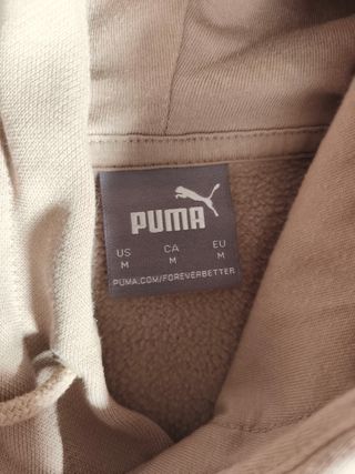 Sudadera Puma Beige Talla M