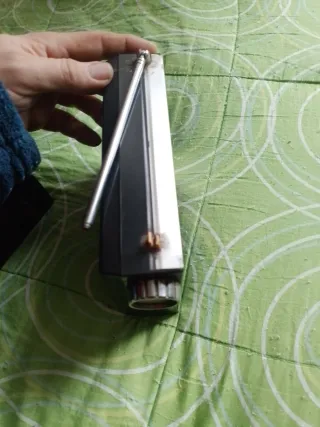 Radio antigua negra sony