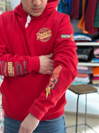 Sudadera Rayo McQueen Cars Talla L