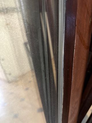 Ventana madera con cristal climalit