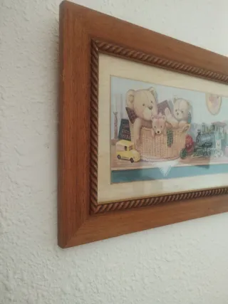 Cuadro de ositos de peluche