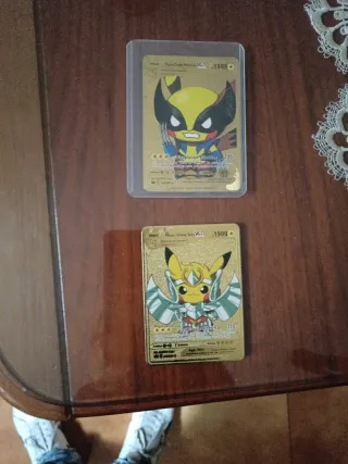 Cartas Pokémon Metalicas Doradas