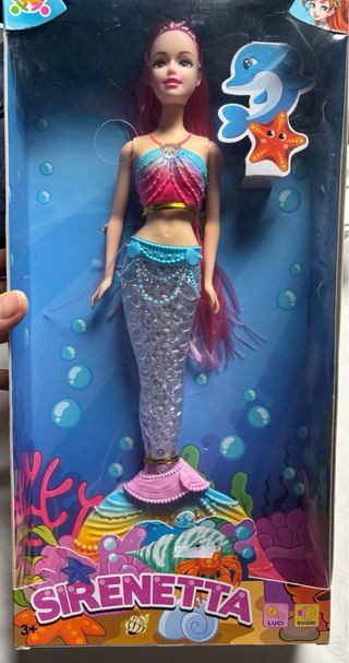 Bambola Sirenetta con accessori