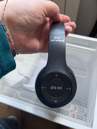 Cascos Inalámbricos Bluetooth Negros