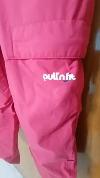 Pantalón de esquí rosa 8 años