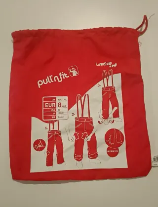 Pantalón de esquí rosa 8 años