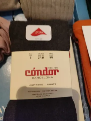 Lote pantis niña Condor cierre mercería
