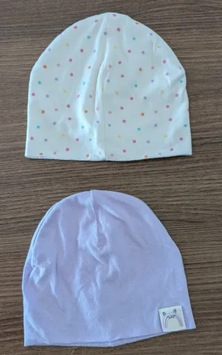 2 Gorros Bebé 3-6 meses