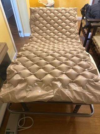 Cama articulada 90cm con colchón hinchable