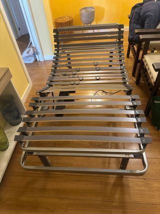 Cama articulada 90cm con colchón hinchable