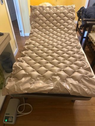 Cama articulada 90cm con colchón hinchable