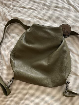Bolso Mochila Mandarina Duck Verde Oliva