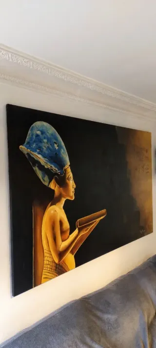 Cuadro Antiguo Egipcio Akhenatón