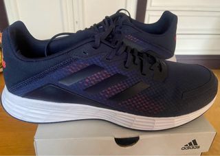 Zapatillas Adidas Azul y naranja (tirando a rojo)