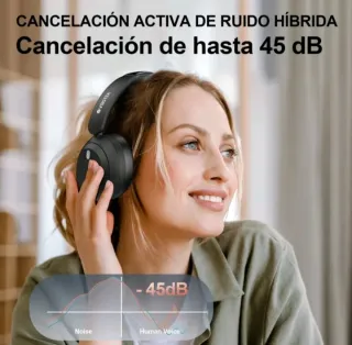 Cascos Bluetooth Voistek Cancelación Ruido 45dB