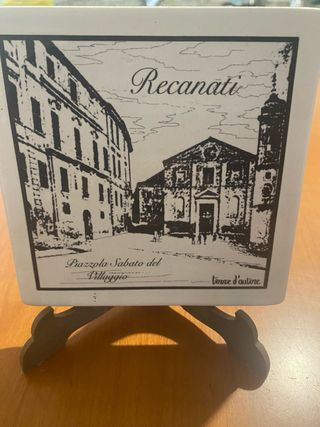 Quadretto Recanati con Piazzola Sabato del Villagg