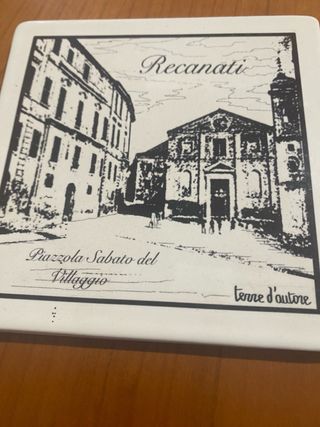 Quadretto Recanati con Piazzola Sabato del Villagg