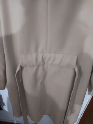 Abrigo mujer beige