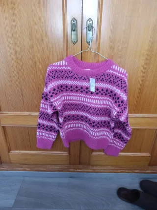 Jersey rosa con estampado de estrellas