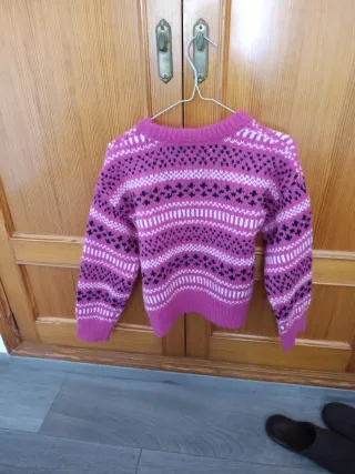 Jersey rosa con estampado de estrellas