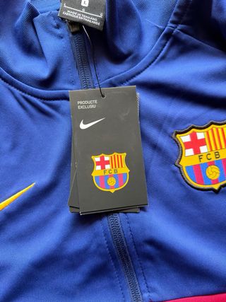 Sudadera FC Barcelona Nike Azul/Rosa Talla M