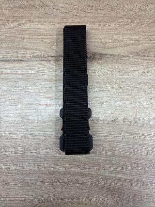 Cinturón táctico negro y rojo unisex de nailon