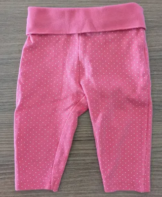 Malla bebé rosa lunares 3-6 meses