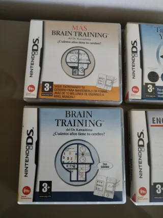 Lote 4 Juegos Nintendo DS Brain Training