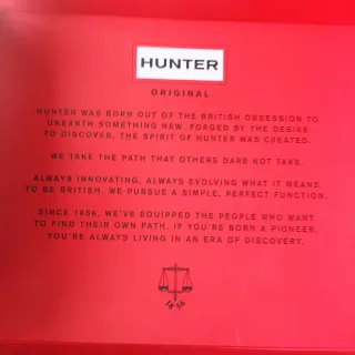 Botas Hunter azules n° 38