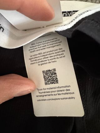 Conjunto Calvin Klein Sujetador L y Tanga Talla M