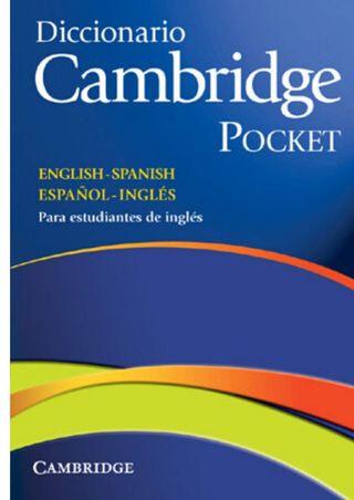 Diccionario Bilingüe Cambridge Spanish-English ...