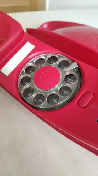TELÉFONO ANTIGUO GÓNDOLA ROJO