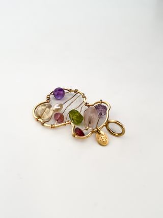 Colgante Oso Tous Oro 18kt y Piedras