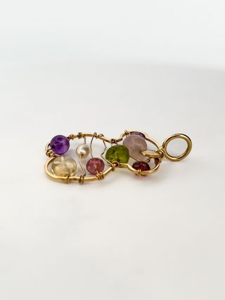 Colgante Oso Tous Oro 18kt y Piedras