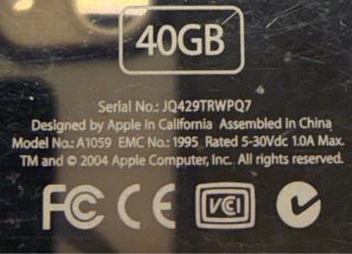 iPod 4ta Generacion rueda clic A1059