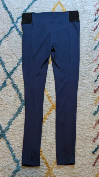 Leggings premamá azul y negro