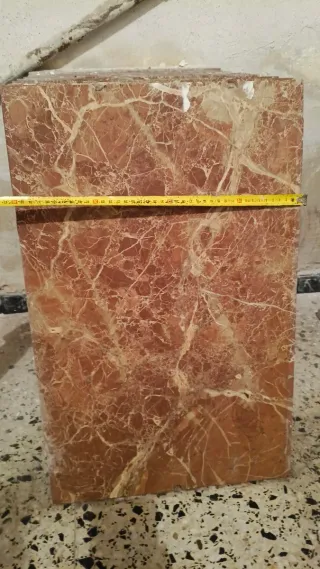 Losas de mármol coralito 25 UNIDADES