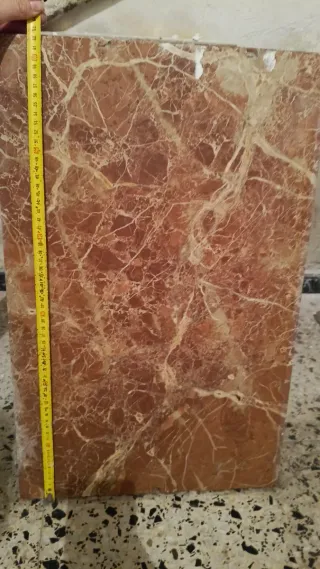 Losas de mármol coralito 25 UNIDADES