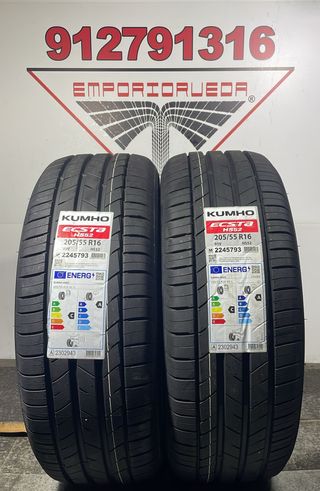205 55 16 V KUMHO RUEDA NUEVA YA MONTADA