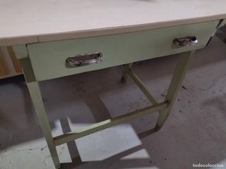 Mueble de cocina y mesa a juego vintage años 60