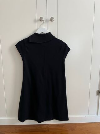 Vestido negro niña con lazo