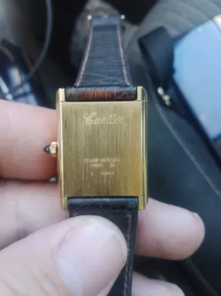 Orologio Cartier Donna Oro Nero Automatico