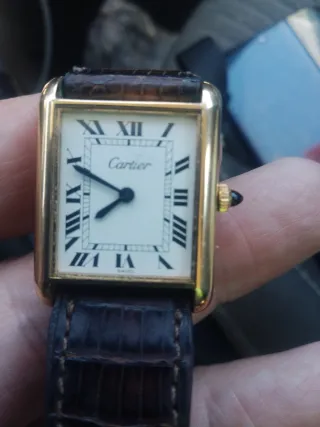 Orologio Cartier Donna Oro Nero Automatico