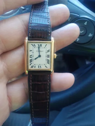 Orologio Cartier Donna Oro Nero Automatico