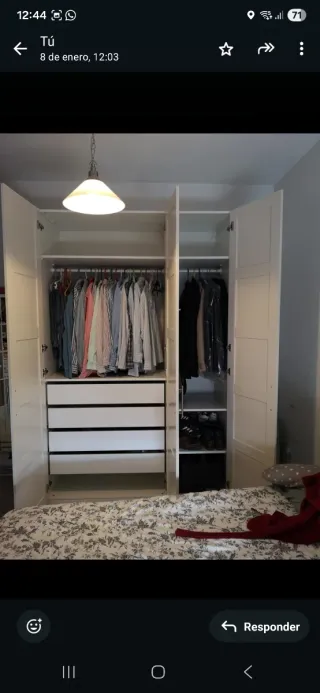 Armario PAX/BERGSBO IKEA Blanco